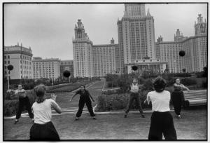 SOVIET UNION. Moscow. 1954. Moscow State University main building.